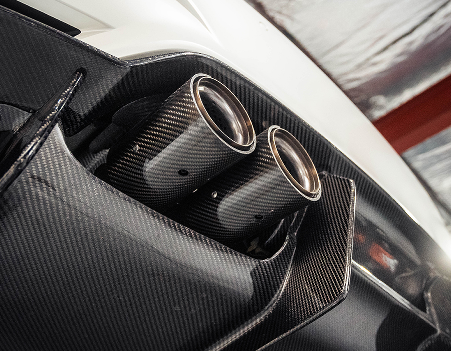 exhuast tips Carbon Exhaust Tips