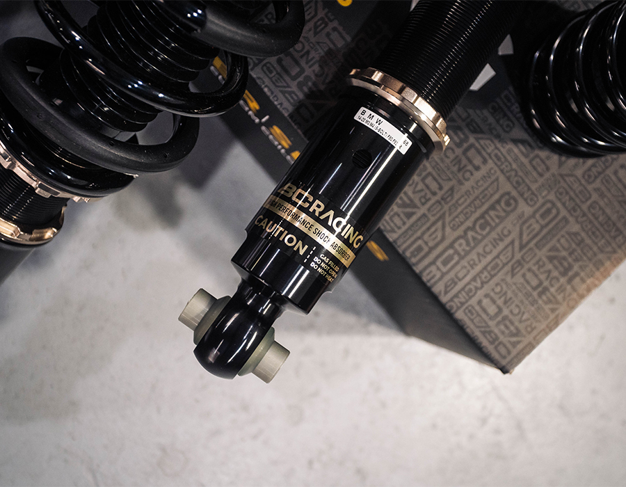 lower wider shocks BC coilover upgrade